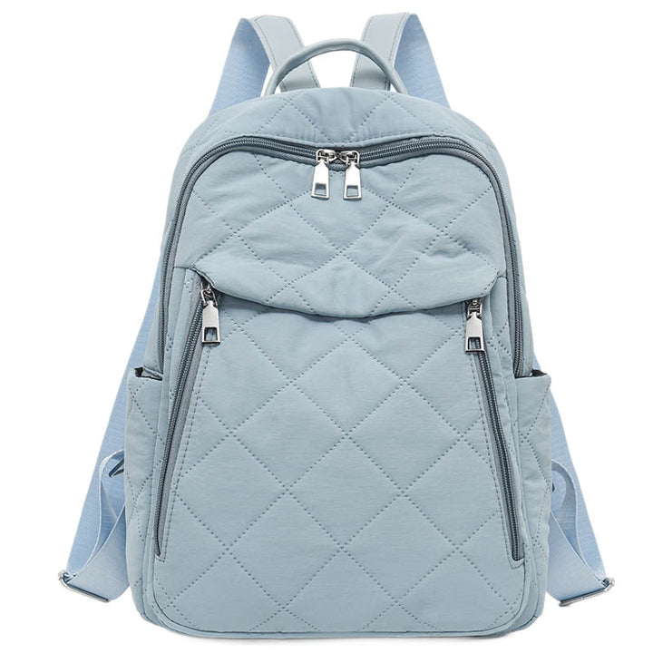 Quilted Multi-Pocket Backpack Kalsten