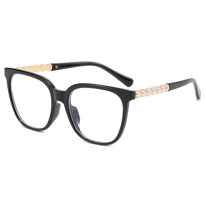 Women's oversized sunglasses with elegant pearl jewelry decoration Kalsten