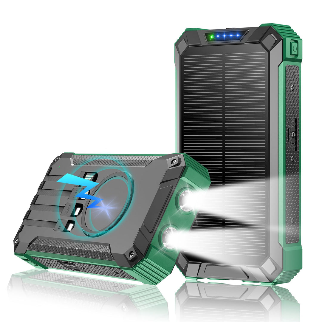 Solar and fast charging power bank with LED flashlight Kalsten