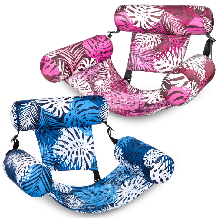 Women Portable Beach Lounge Chair with Neck Support Kalsten