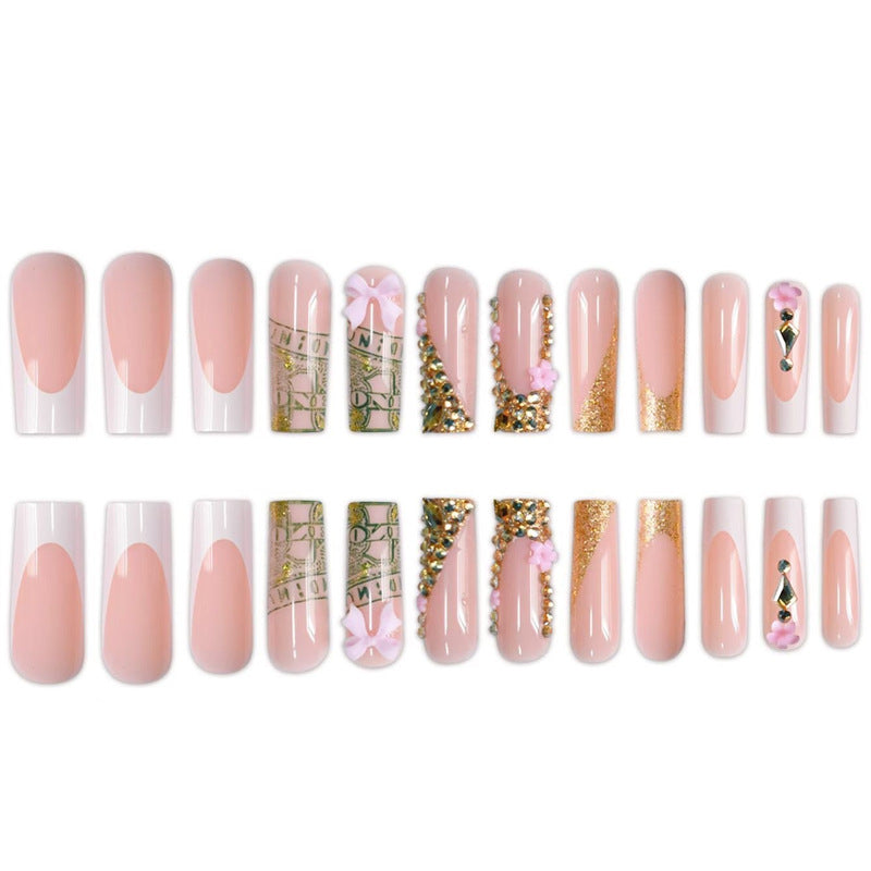 Glamorous Decorative Press-On Nails with Unique Embellishments Acalora