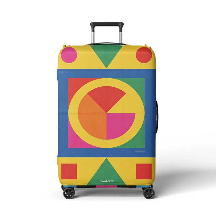 Ladies Luggage Protection with Modern Geometric Design Kalsten