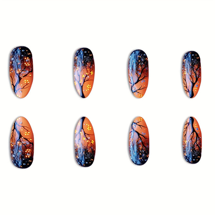 Artistic Night Sky Themed Nail Art Kalsten