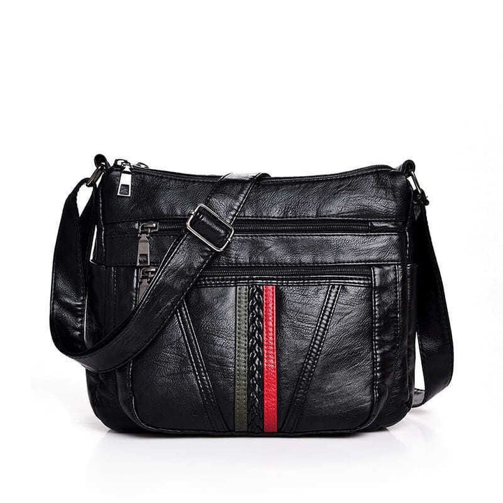 Shoulder bag made of high-quality artificial leather with various compartments Kalsten
