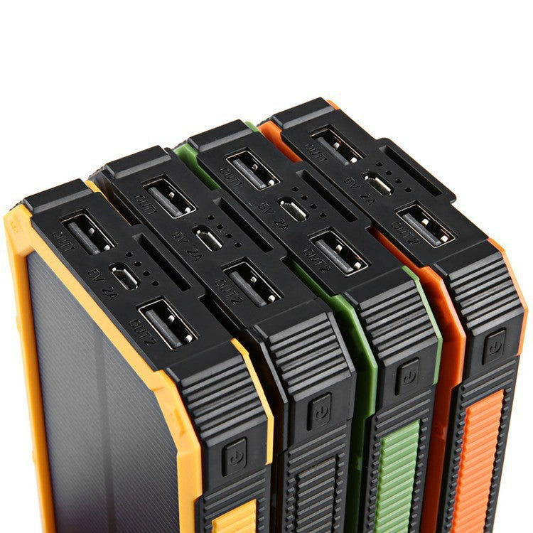 Robust and Portable Solar Power Bank with Integrated LED Lamp Kalsten
