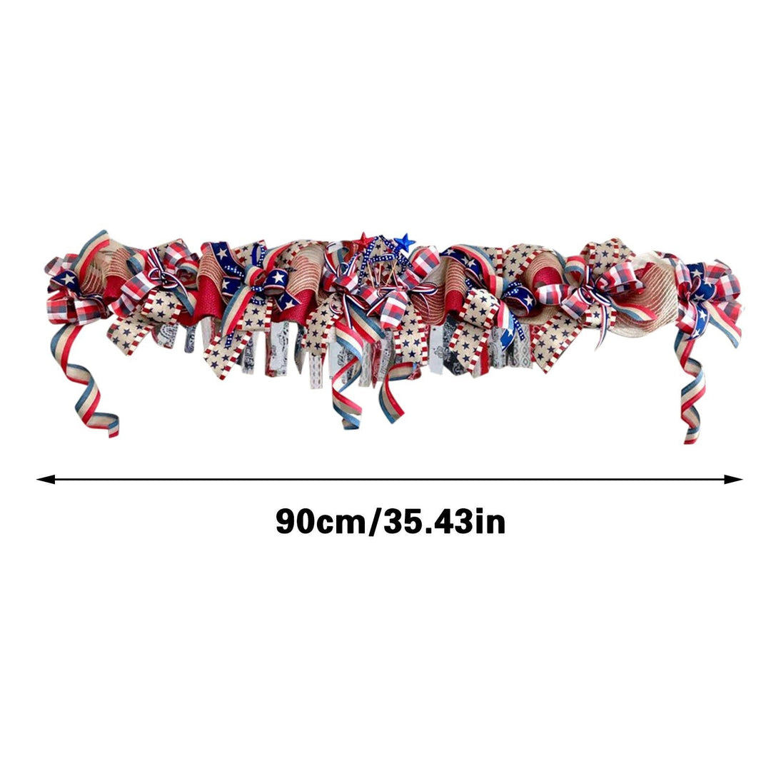 Unisex nan fabric tassel garland banner with mixed-length chiffon strips and durable hanging cord Kalsten