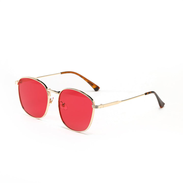 Women's fashionable hexagon sunglasses with luxurious metal frame Kalsten