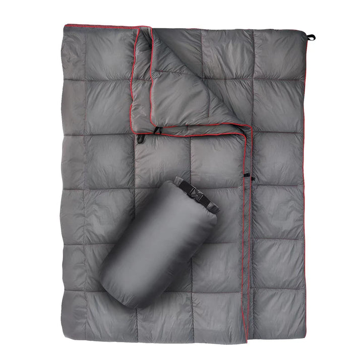 Unisex portable blanket with innovative compression design Kalsten