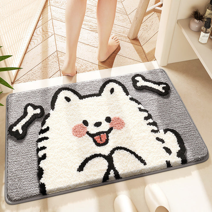 Cute Pet-Themed Bath Rug Kalsten