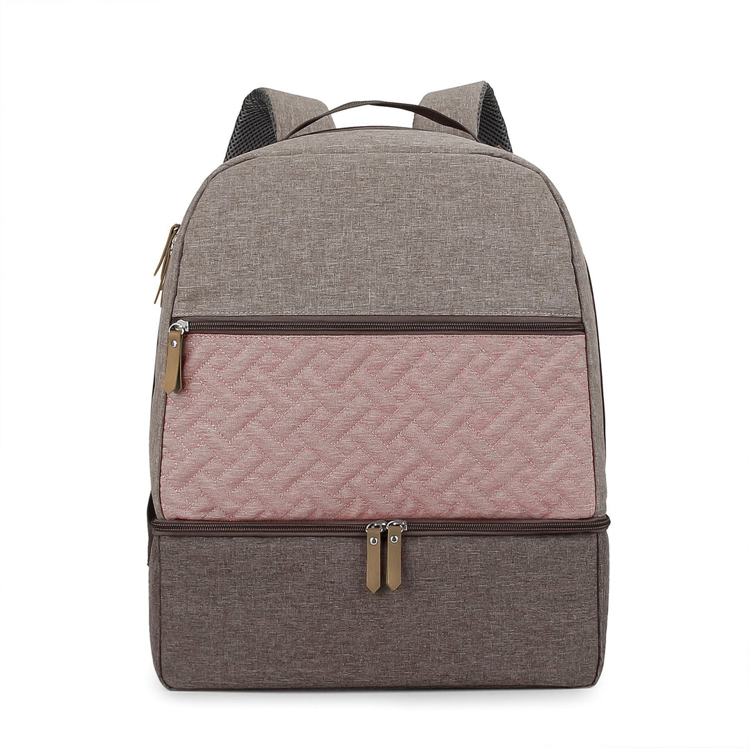 Backpack with Floral Pattern and Separate Compartment Kalsten