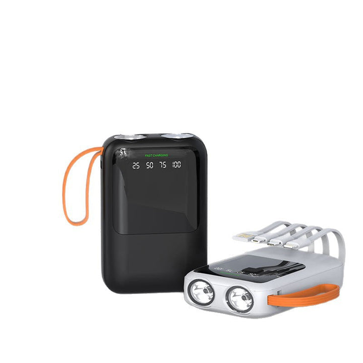 Portable power bank with versatile charging ports and LED display Kalsten