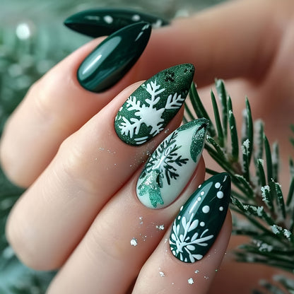 Festive Winter-Themed Nail Art Acalora 1788155575