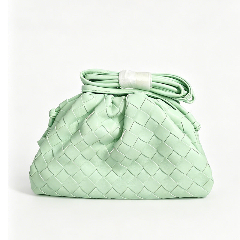Textured Woven Handheld Clutch Acalora