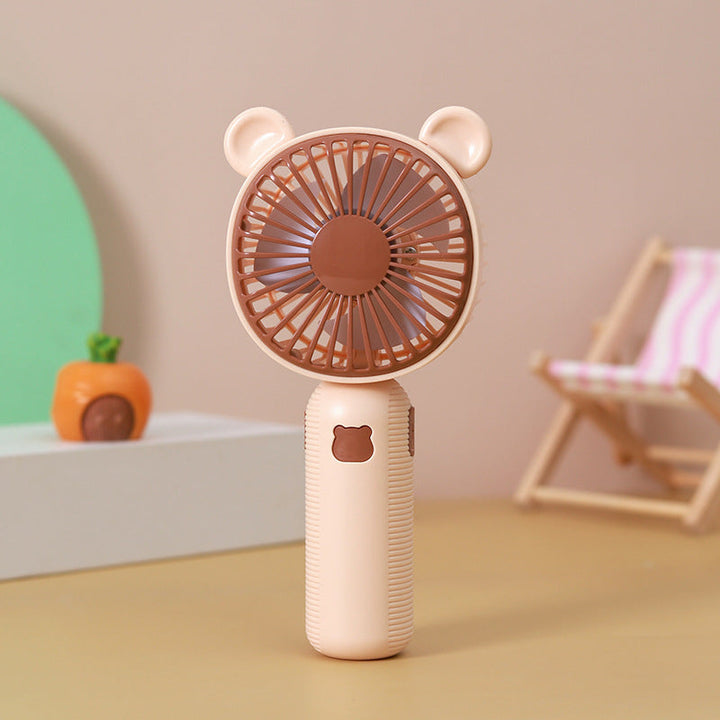 Unisex Portable Hand Fan with Cute Bear Design Kalsten