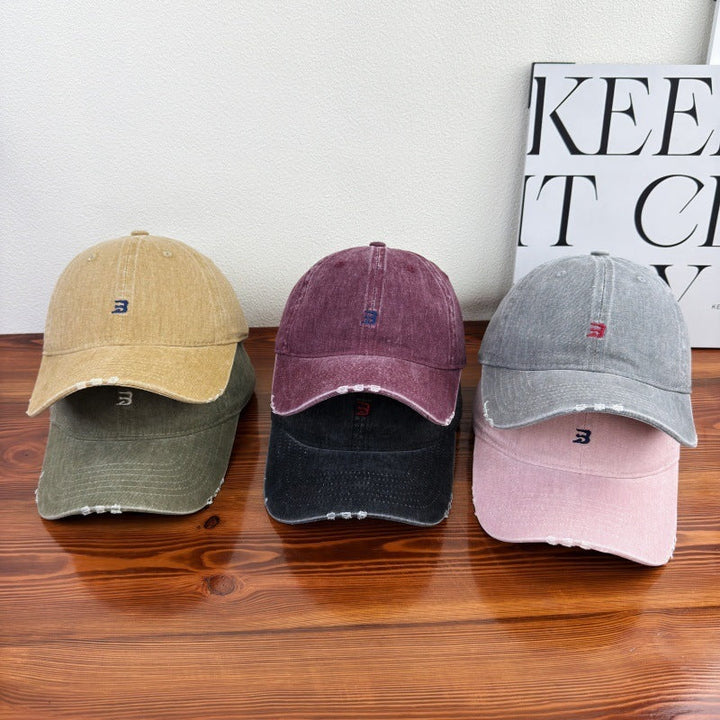 Unisex Distressed Cotton Baseball Cap Kalsten 1784083761