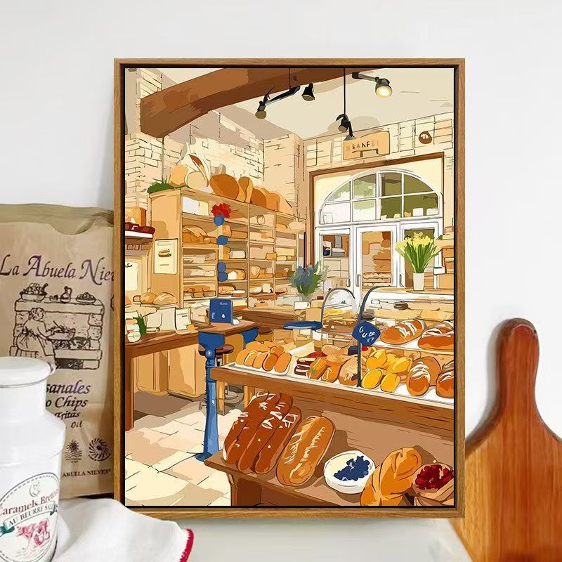 Bakery-Themed Illustrated Wall Art Kalsten