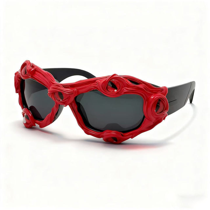 Women's creative designer sunglasses with extravagant 3D elements Kalsten