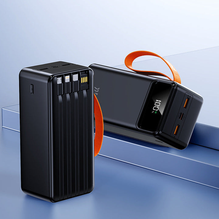 High-performance power bank with integrated cable winding Kalsten
