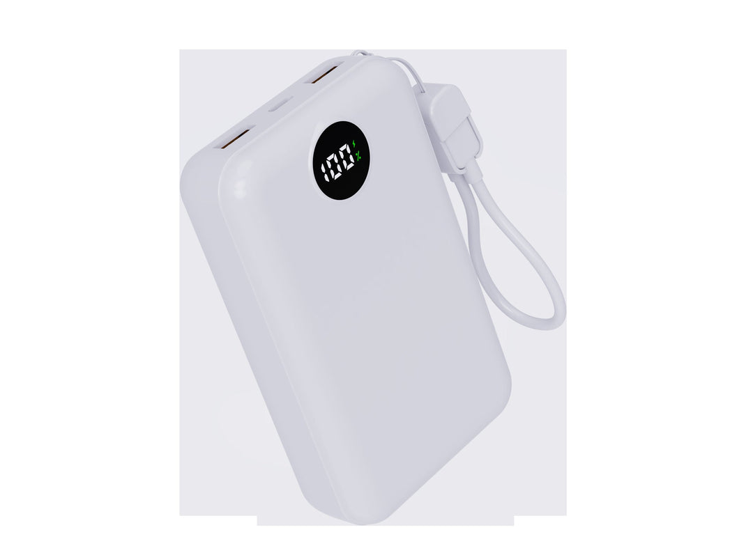 Portable power bank with integrated digital display and intelligent charging function Kalsten