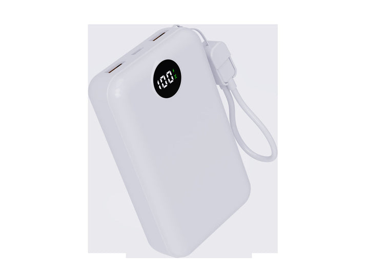 Portable power bank with integrated digital display and intelligent charging function Kalsten