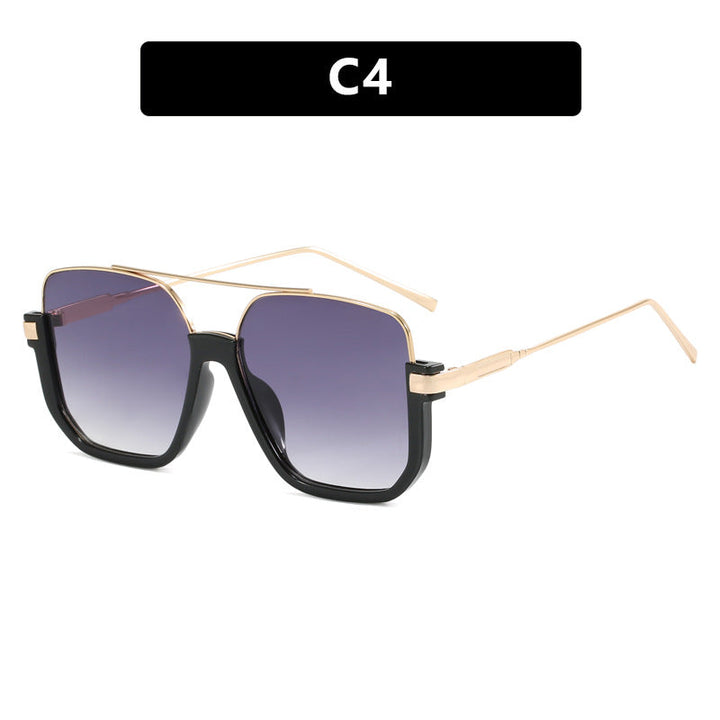 Women oversized sunglasses with trendy square frame and protective UV filter Kalsten