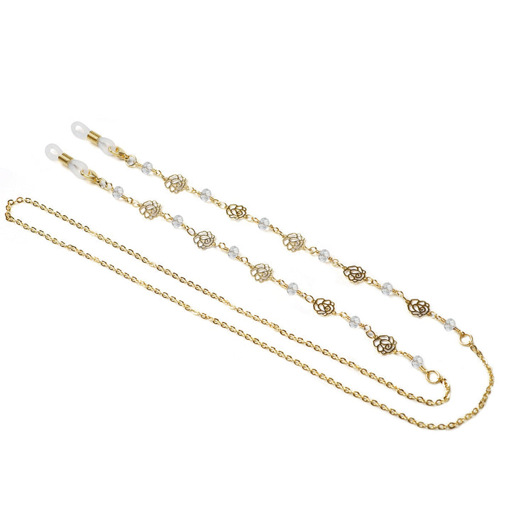 Fashionable glasses holder chain with floral design Kalsten