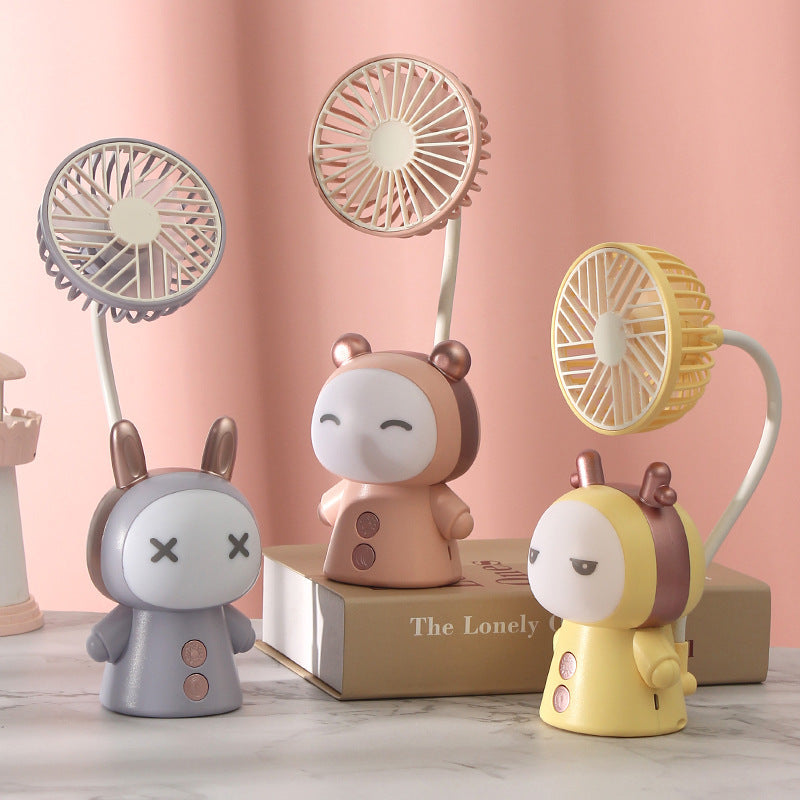 Unisex Portable Hand Fan with Flexible Design and Integrated Spray Function Kalsten