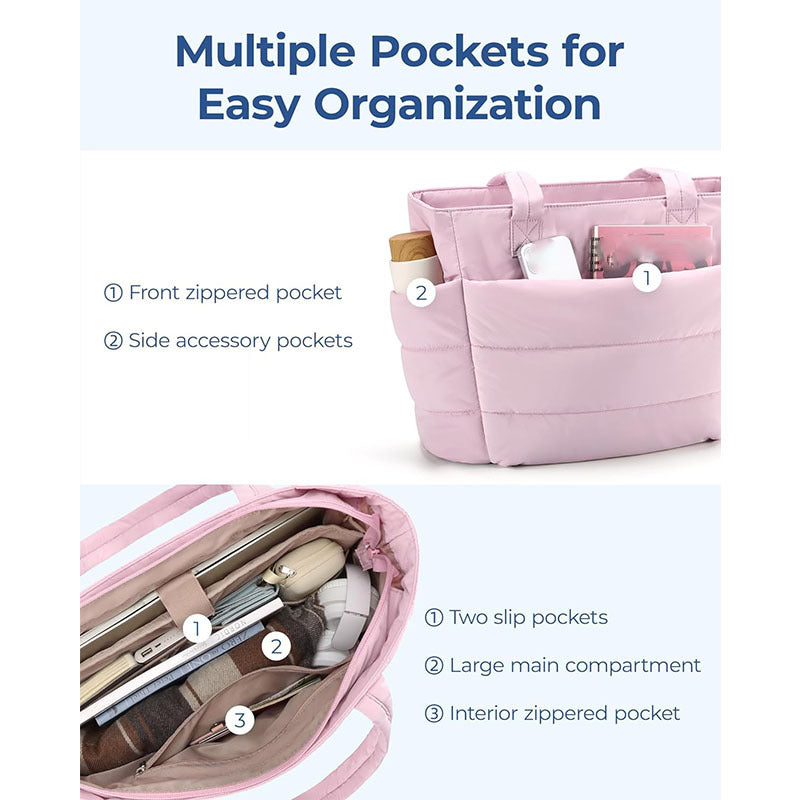 Padded tote bag with large compartments Kalsten