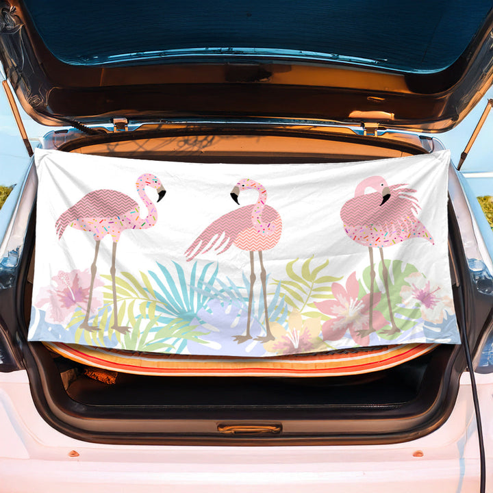 Trunk mat with creative flamingo design Kalsten