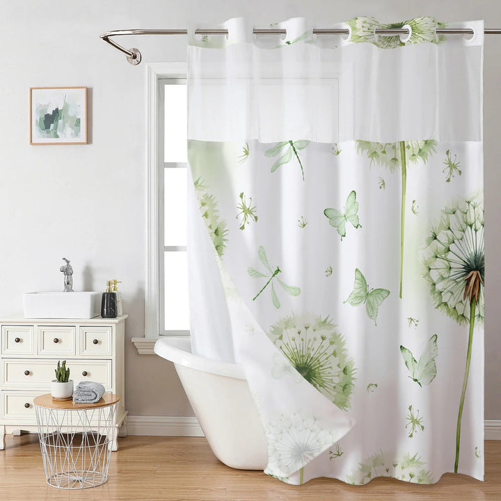 Artistic Floral Shower Curtain Kalsten