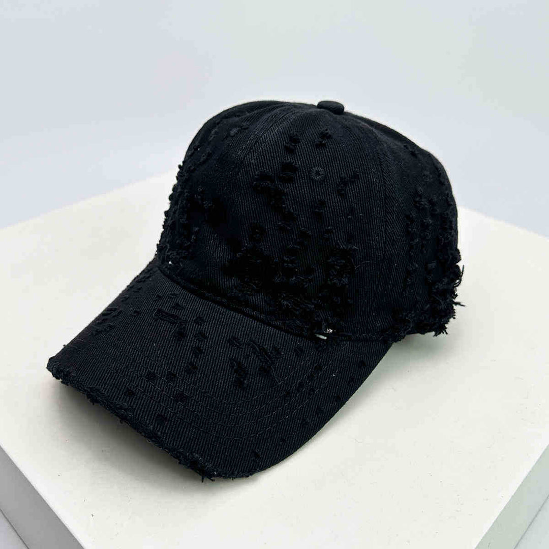 Women's Distressed Textured Baseball Cap Kalsten