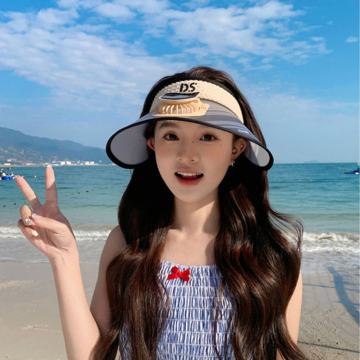 Adjustable sun visor with UV protection and padded headband Kalsten