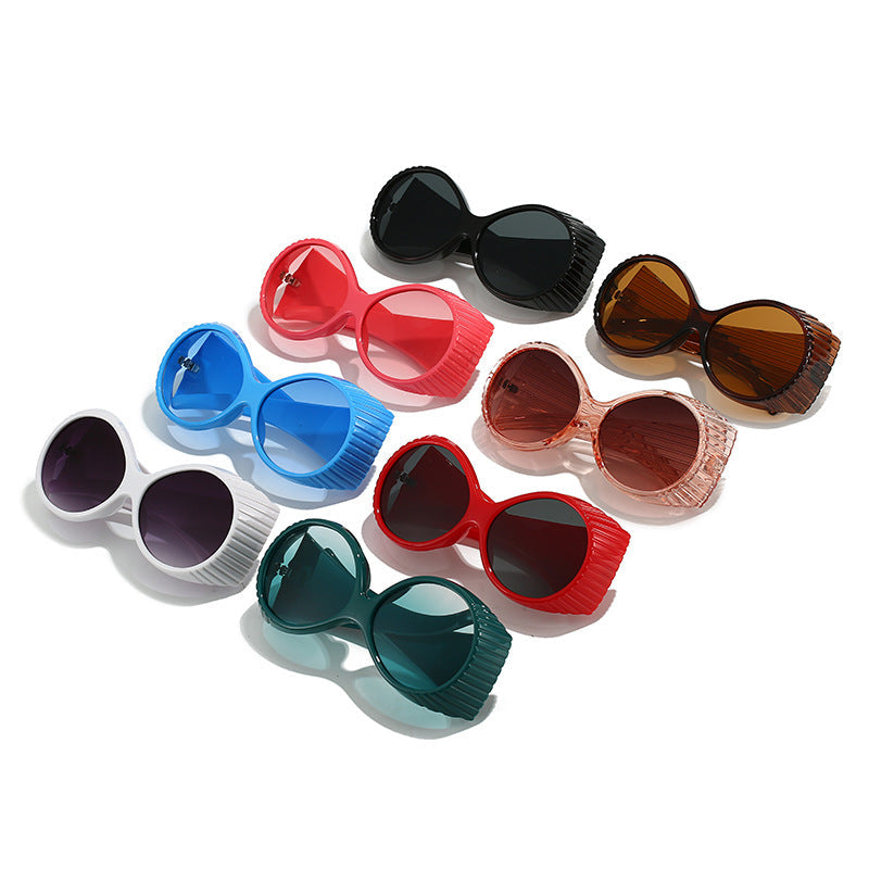 Women's extravagant sunglasses with unique wave design Kalsten