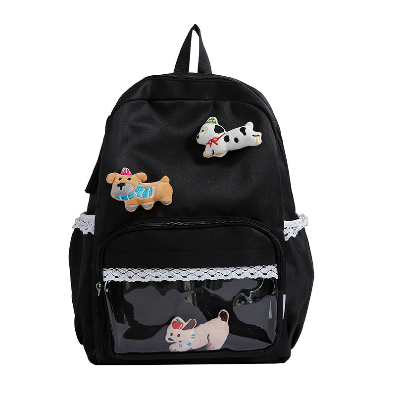 Cute Animal-Themed Embroidered Backpack Kalsten