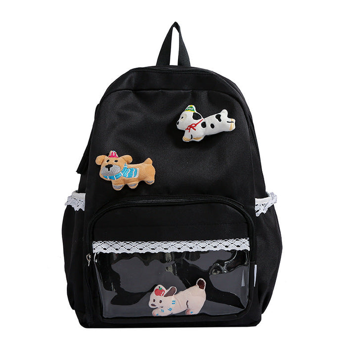 Cute Animal-Themed Embroidered Backpack Kalsten