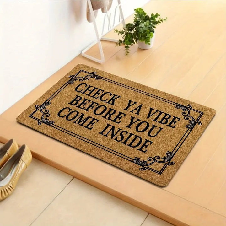 Welcome Warning Doormat Kalsten