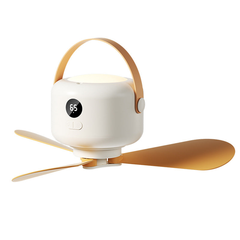 Unisex portable fan with LED light Kalsten