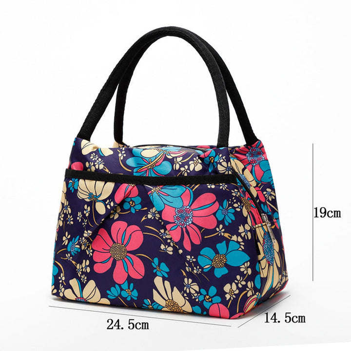 Floral Insulated Lunch Cooler Bag Kalsten