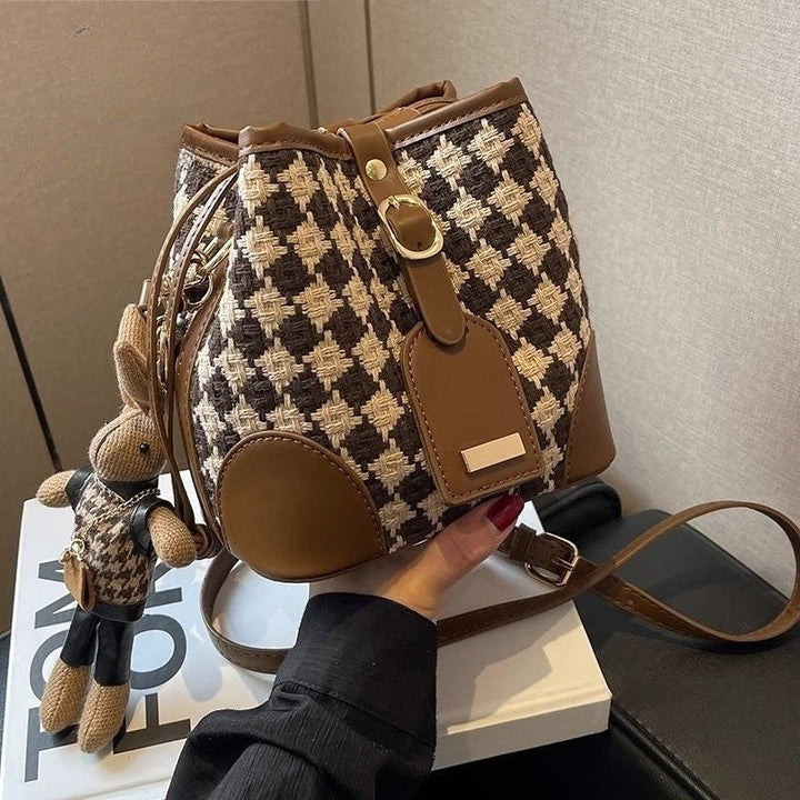 Chic Textured Bucket Bag Kalsten
