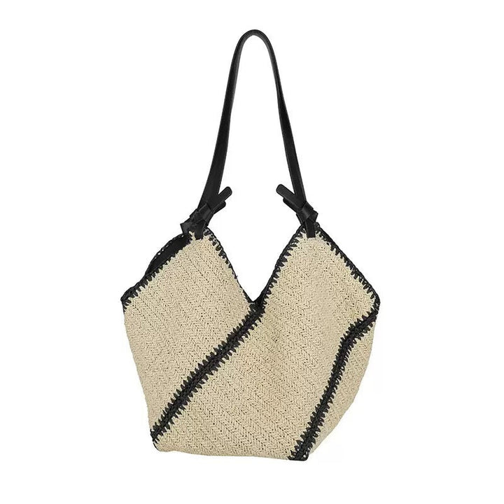 Generous shopping bag with handcrafted wave pattern Kalsten