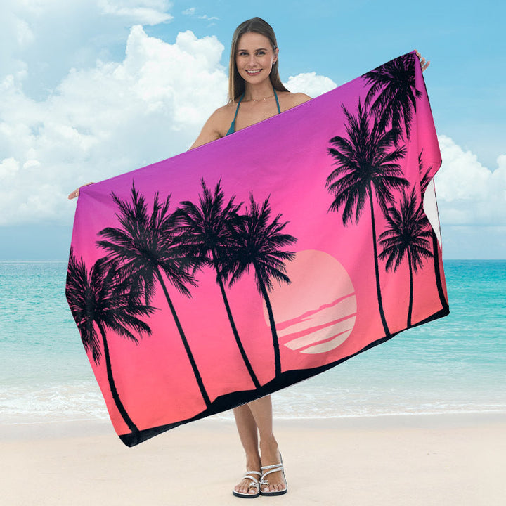Beach towel with striking surf design Kalsten