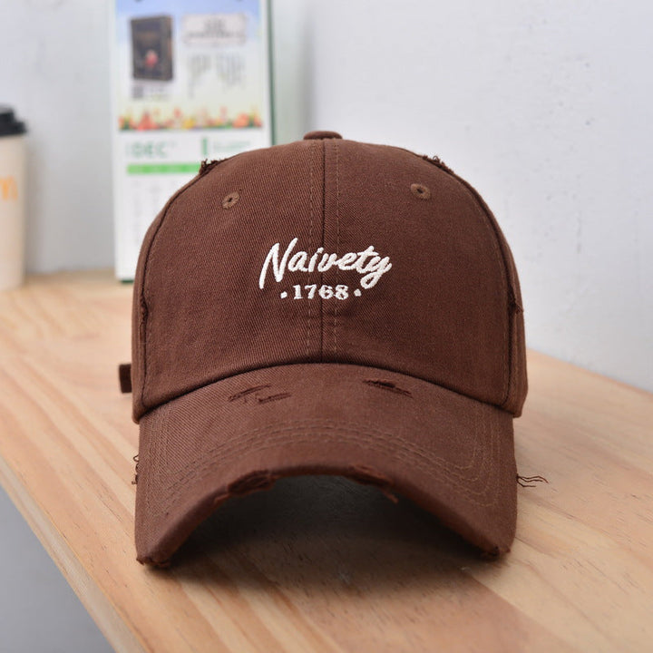Men's Distressed Vintage Cotton Baseball Cap Kalsten