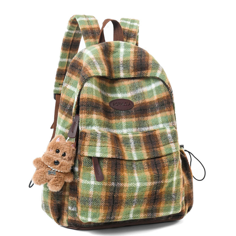 Cozy Patterned School Backpack Kalsten