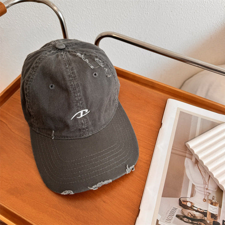 Men's Distressed Cotton Baseball Cap Kalsten