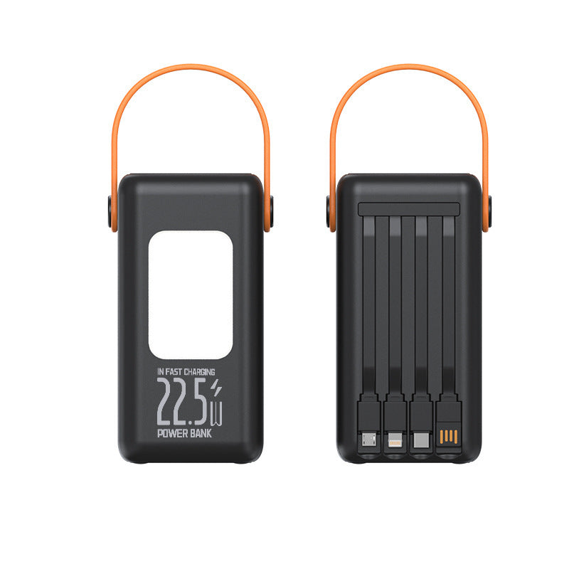 Portable power bank with fast charging function and integrated carrying handle Kalsten