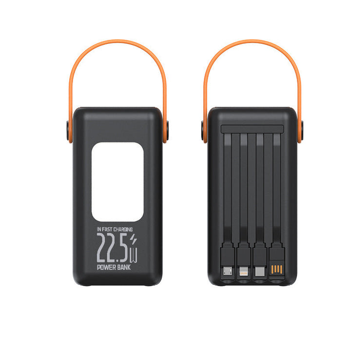 Portable power bank with fast charging function and integrated carrying handle Kalsten