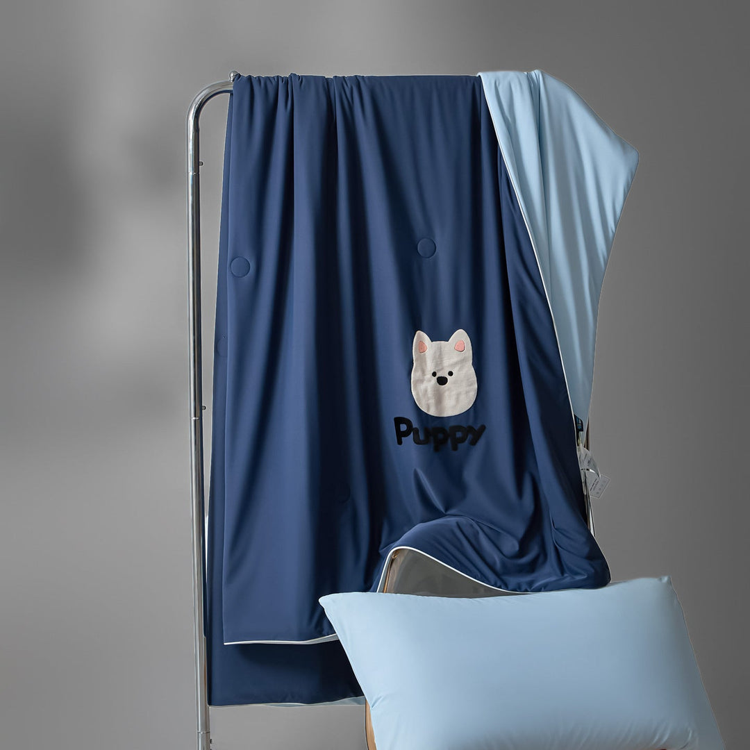 Ladies cozy microfiber blanket with cheerful pattern Kalsten