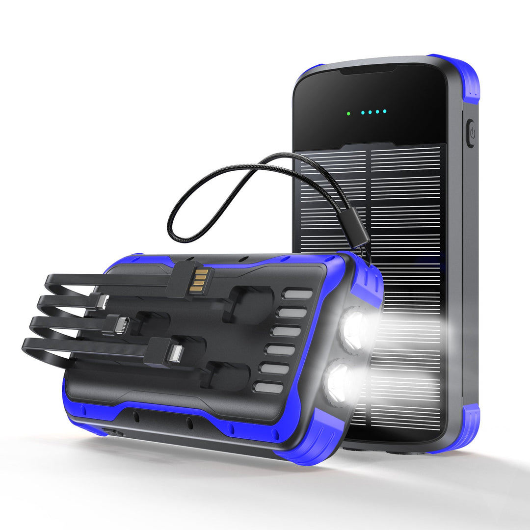 Multifunctional Solar Power Bank with LED Flashlight Kalsten