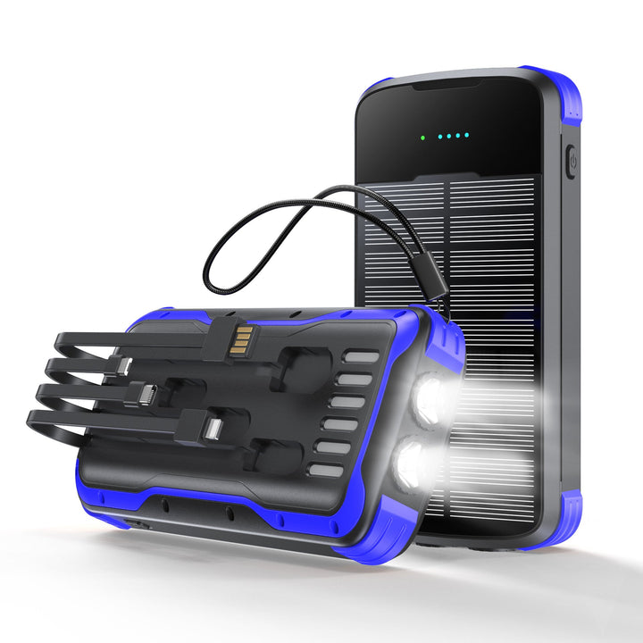 Multifunctional Solar Power Bank with LED Flashlight Kalsten