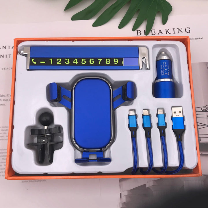 Unisex cordless car charging holder with integrated phone holder Kalsten